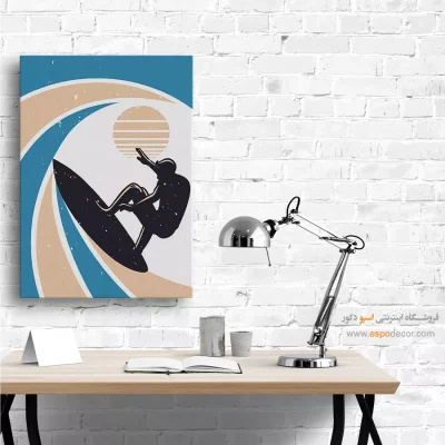 تابلو مینیمال برای اتاق نشیمن زیبا