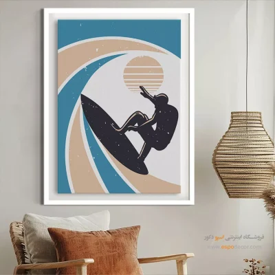 تابلو مینیمال برای اتاق نشیمن زیبا - مدیتیشن ها – تابلو مینیمال آرت - اسپو دکور