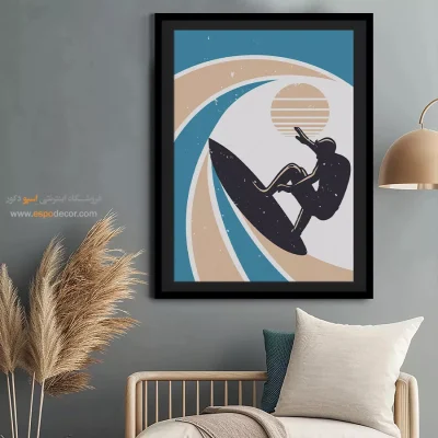 تابلو مینیمال برای اتاق نشیمن زیبا - مدیتیشن ها – تابلو مینیمال آرت - اسپو دکور