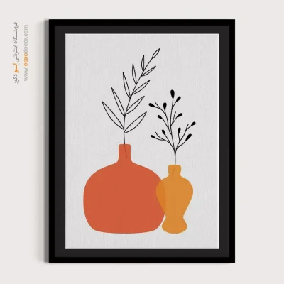 تابلو مینیمال برای اتاق نشیمن جدید - محیط – تابلو مینیمال آرت - اسپو دکور