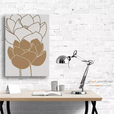 زمزمه های مراقبه – تابلو مینیمال آرت - تابلو مینیمال برای اتاق نشیمن با قاب - اسپو دکور