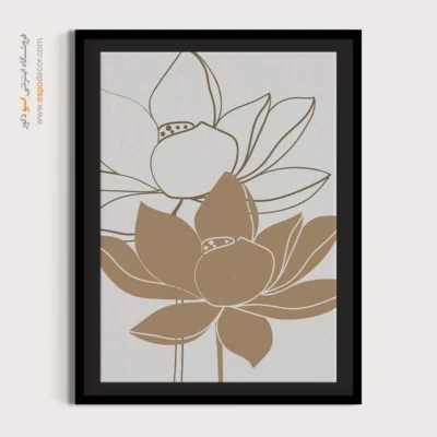 چیدمان تابلو مینیمال - الگوهای زمزمه شده – تابلو مینیمال آرت - اسپو دکور