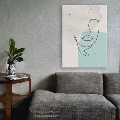 تابلو مینیمال کوچک با قاب