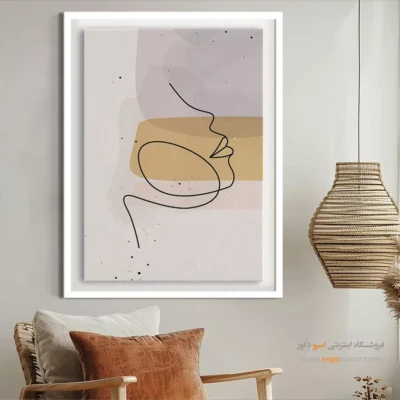 تابلو مینیمال با طراحی نو - ذات هنر – تابلو مینیمال آرت - اسپو دکور