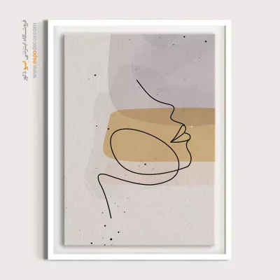 تابلو مینیمال با طراحی نو - ذات هنر – تابلو مینیمال آرت - اسپو دکور