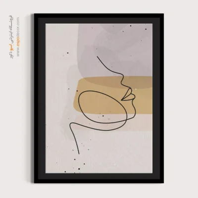 تابلو مینیمال با طراحی نو - ذات هنر – تابلو مینیمال آرت - اسپو دکور