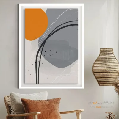 تابلو مینیمال رنگی 2025 - پژواک های مینیمالیستی – تابلو مینیمال آرت - اسپو دکور