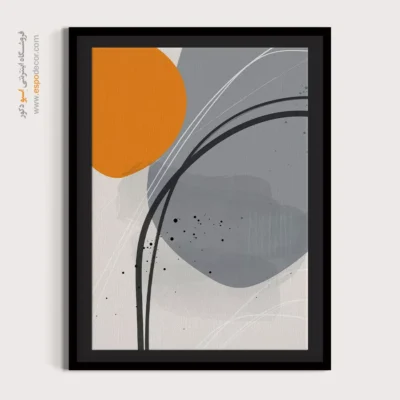 تابلو مینیمال رنگی 2025 - پژواک های مینیمالیستی – تابلو مینیمال آرت - اسپو دکور