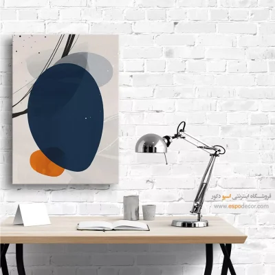 تابلو مینیمال کوچک زیبا - سکوت صبح – تابلو مینیمال آرت - اسپو دکور