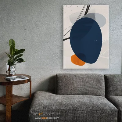 تابلو مینیمال کوچک زیبا - سکوت صبح – تابلو مینیمال آرت - اسپو دکور