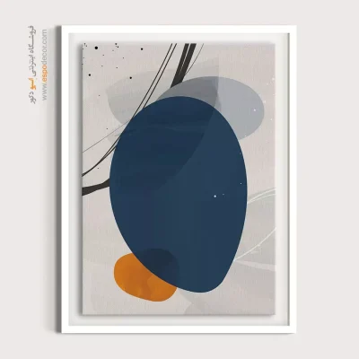 تابلو مینیمال کوچک زیبا - سکوت صبح – تابلو مینیمال آرت - اسپو دکور