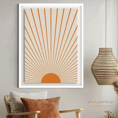 تابلو مینیمال خاص - مدیتیشن های مثلثات – تابلو مینیمال آرت - اسپو دکور