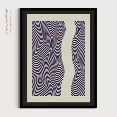 تابلو مینیمال انتزاعی برای دکور - هندسه بی صدا – تابلو مینیمال آرت - اسپو دکور