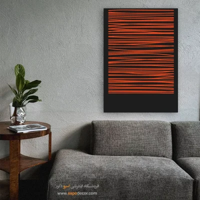 تعالی هندسی – تابلو مینیمال آرت - تابلو مینیمال بژ برای دکور - اسپو دکور