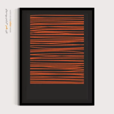 تابلو مینیمال بژ برای دکور - تعالی هندسی – تابلو مینیمال آرت - اسپو دکور