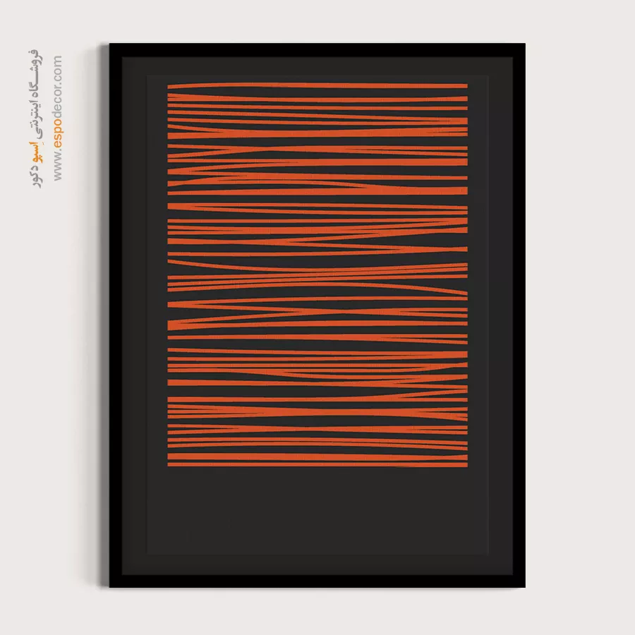 تابلو مینیمال بژ برای دکور - تعالی هندسی – تابلو مینیمال آرت - اسپو دکور