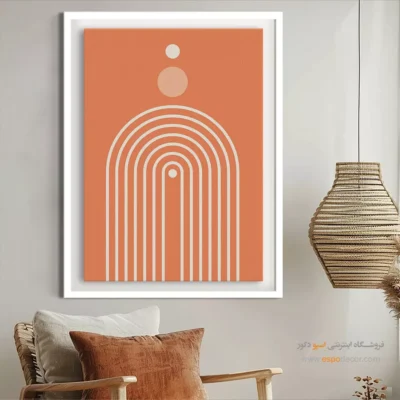 قیمت تابلو مینیمال برای دکور - شکوه بیانگر – تابلو مینیمال آرت - اسپو دکور