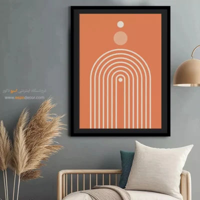 قیمت تابلو مینیمال برای دکور - شکوه بیانگر – تابلو مینیمال آرت - اسپو دکور