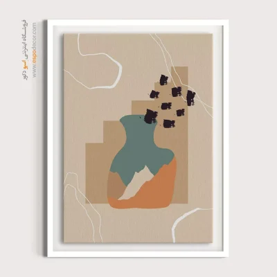 تابلو مینیمال قابدار زیبا - نخست – تابلو مینیمال آرت - اسپو دکور