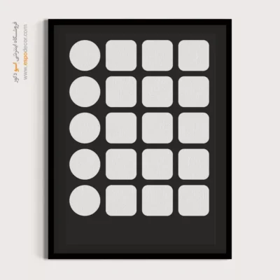 تابلو مینیمال رنگی جدید - ظرافت در انتزاع – تابلو مینیمال آرت - اسپو دکور