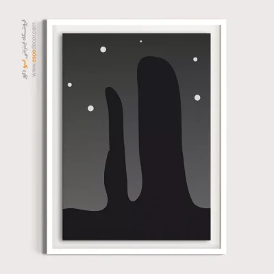 تابلو مینیمال در دکوراسیون مدرن 2025 - ارتعاشات سمفونیک – تابلو مینیمال آرت - اسپو دکور