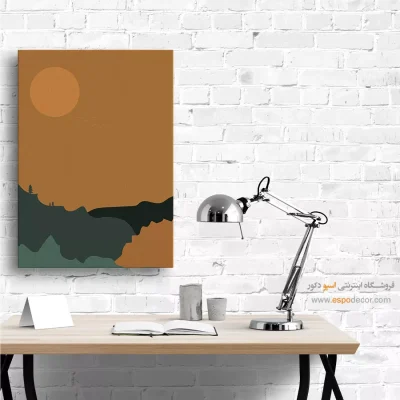 تابلو مینیمال هنری با قاب