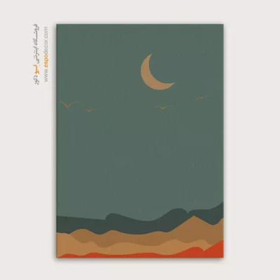 تابلو مینیمال در طراحی داخلی جدید - سیالیت آرام – تابلو مینیمال آرت - اسپو دکور