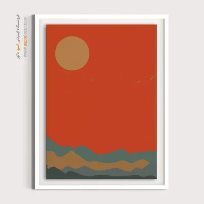 تابلو مینیمال بوم 2025 - ترکیبات پویا – تابلو مینیمال آرت - اسپو دکور