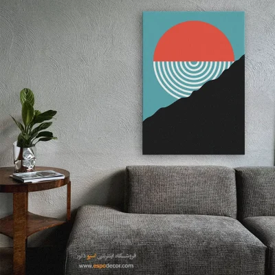 تابلو مینیمال برای پذیرایی جدید