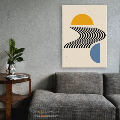 تابلو مینیمال با طرح زیبا