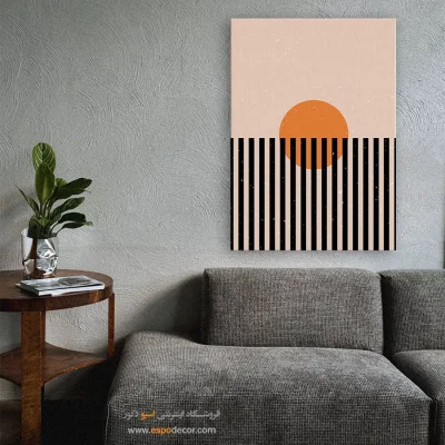 تابلو مینیمال انتزاعی با طراحی نو