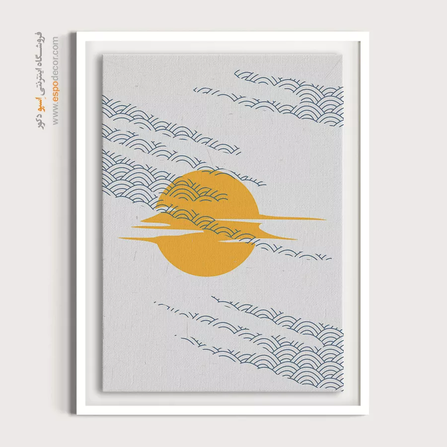 تابلو مینیمال طرح جدید - برداشت های رنگارنگ – تابلو مینیمال آرت - اسپو دکور