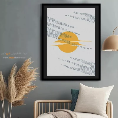 تابلو مینیمال طرح جدید - برداشت های رنگارنگ – تابلو مینیمال آرت - اسپو دکور