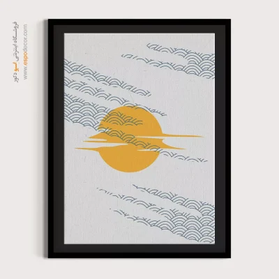 تابلو مینیمال طرح جدید - برداشت های رنگارنگ – تابلو مینیمال آرت - اسپو دکور