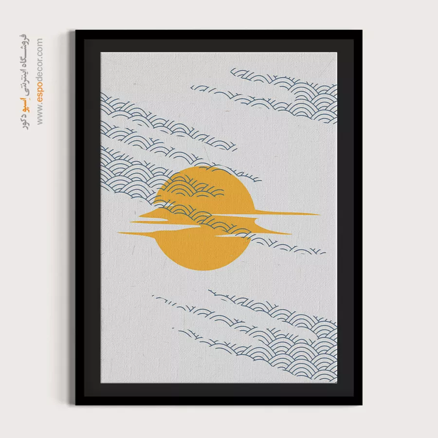 تابلو مینیمال طرح جدید - برداشت های رنگارنگ – تابلو مینیمال آرت - اسپو دکور