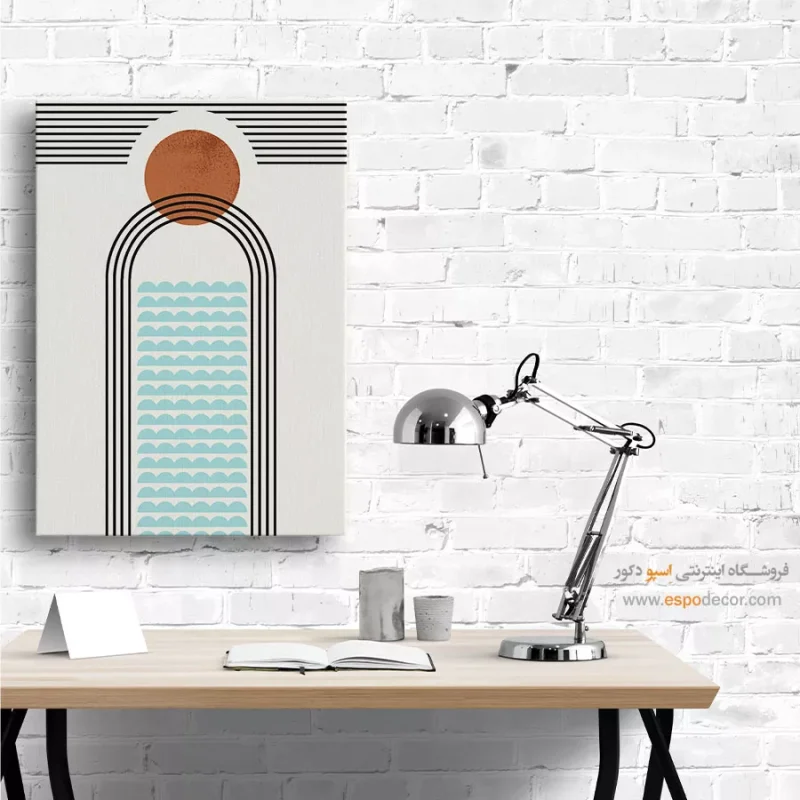 تابلو مینیمال رنگی زیبا