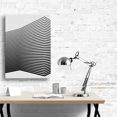 تابلو دیواری مینیمال برای دفتر کار با قاب