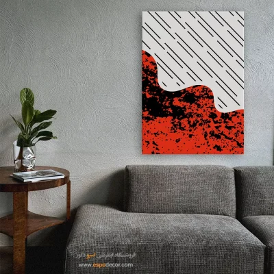 تابلو مینیمال سیاه سفید جدید