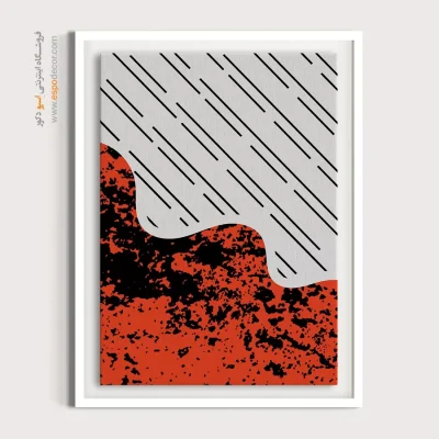 تابلو مینیمال سیاه سفید جدید - سادگی کمرنگ – تابلو مینیمال آرت - اسپو دکور