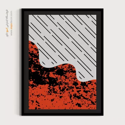 تابلو مینیمال سیاه سفید جدید - سادگی کمرنگ – تابلو مینیمال آرت - اسپو دکور