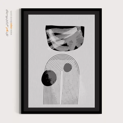 تابلو مینیمال اتاق خواب برای دکور - بخش بندی – تابلو مینیمال آرت - اسپو دکور