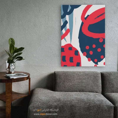 تابلو مینیمال با رنگ خاص