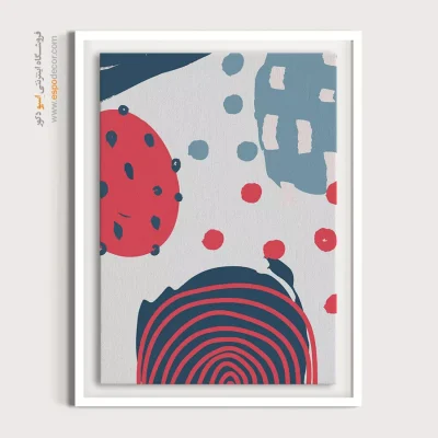 تابلو مینیمال ارزان با قاب - هوشیار – تابلو مینیمال آرت - اسپو دکور