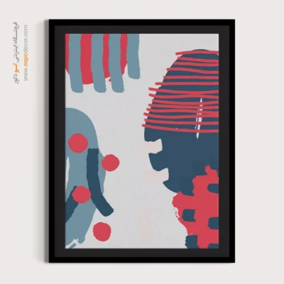 تابلو مینیمال بزرگ زیبا - تعادل – تابلو مینیمال آرت - اسپو دکور