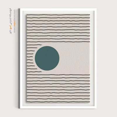 تابلو خطی مینیمال جدید - تقارن چارچوب – تابلو مینیمال آرت - اسپو دکور