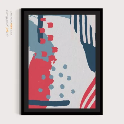 تابلو مینیمال سیاه سفید برای دکور - هندسه شاعرانه – تابلو مینیمال آرت - اسپو دکور