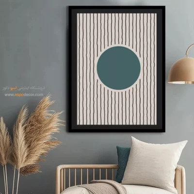 تابلو مینیمال سیاه سفید - لحظه های زودگذر – تابلو مینیمال آرت - اسپو دکور