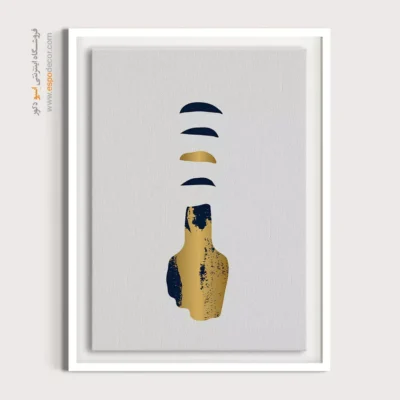 تابلو مینیمال بزرگ برای دکور - تعادل ظریف – تابلو مینیمال آرت - اسپو دکور