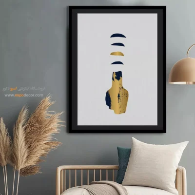 تابلو مینیمال بزرگ برای دکور - تعادل ظریف – تابلو مینیمال آرت - اسپو دکور