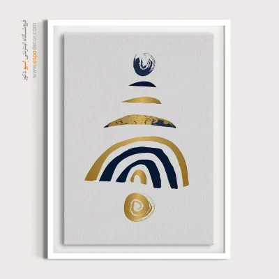 خرید تابلو بوم مینیمال زیبا - نقطه – تابلو مینیمال آرت - اسپو دکور
